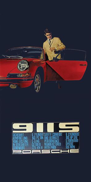 &quot;‌STUDIO Porsche 911 S&quot;, Acrylglasbild