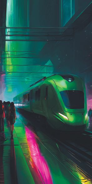 &quot;‌‌‌STUDIO train.A&quot;, Acrylglasbild