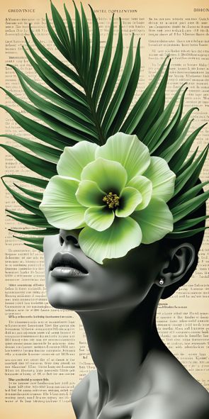 &quot;!Blume 2&quot;, Acrylglasbild