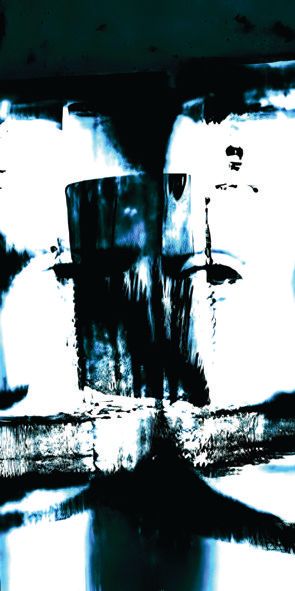 &quot;!some kind of blue 2&quot;, Acrylglasbild