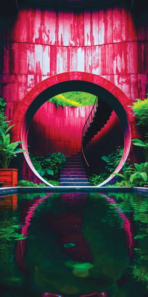 &quot;‌The Circle 1&quot;, Acrylglasbild