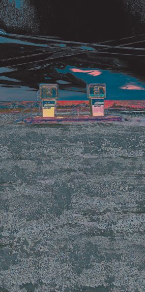 &quot;‌TANKSTELLE 2&quot;, Acrylglasbild