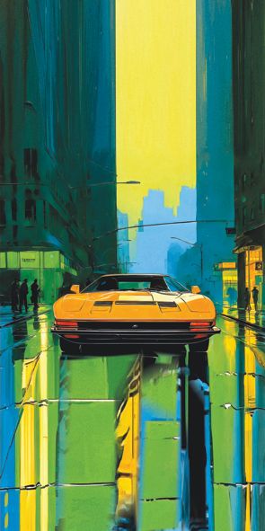 &quot;‌town 2&quot;, Acrylglasbild