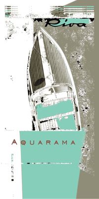 "‌THE RIVA BOAT", Acrylglasbild