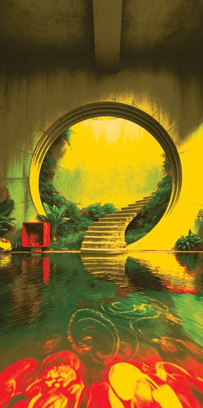 &quot;‌The Circle 10&quot;, Acrylglasbild