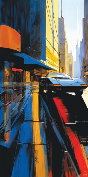 &quot;‌town 3&quot;, Acrylglasbild