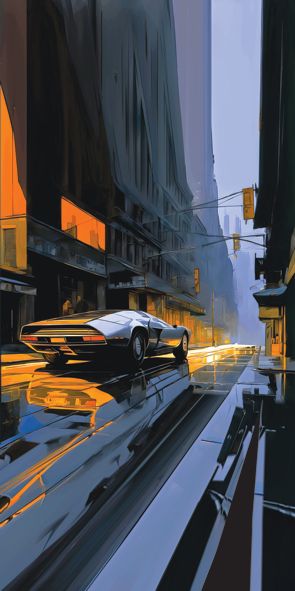 &quot;‌town 7&quot;, Acrylglasbild