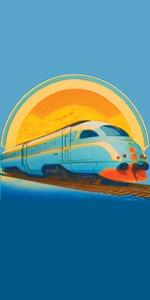 &quot;‌TRAIN 3&quot;, Acrylglasbild