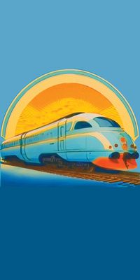 "‌TRAIN 3", Acrylglasbild