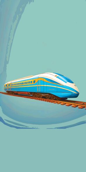&quot;‌TRAIN 6&quot;, Acrylglasbild