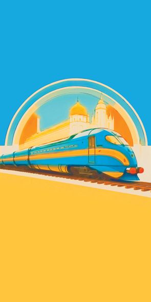 &quot;‌TRAIN 1&quot;, Acrylglasbild