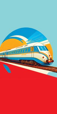 "‌TRAIN 4", Acrylglasbild