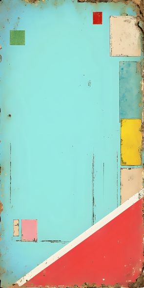 &quot;‌Türkis 6&quot;, Acrylglasbild