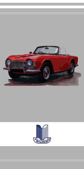 &quot;‌Triumph TR4&quot;, Acrylglasbild
