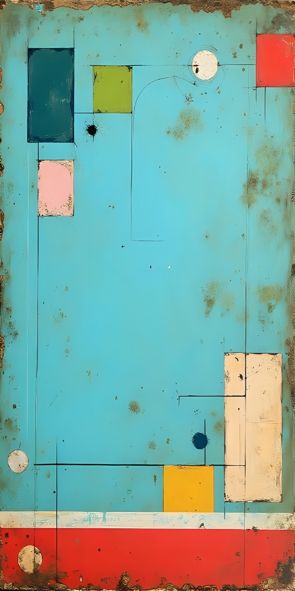 &quot;‌Türkis 3&quot;, Acrylglasbild