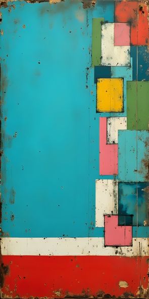 &quot;‌Türkis 1&quot;, Acrylglasbild