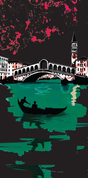 &quot;Venedig&quot;, Acrylglasbild