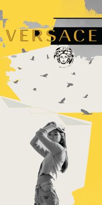 "VERSACE +", Acrylglasbild