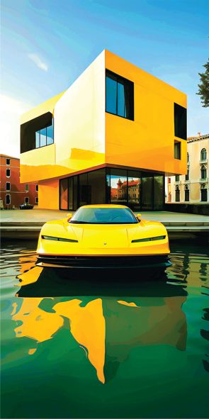 &quot;water h&quot;, Acrylglasbild