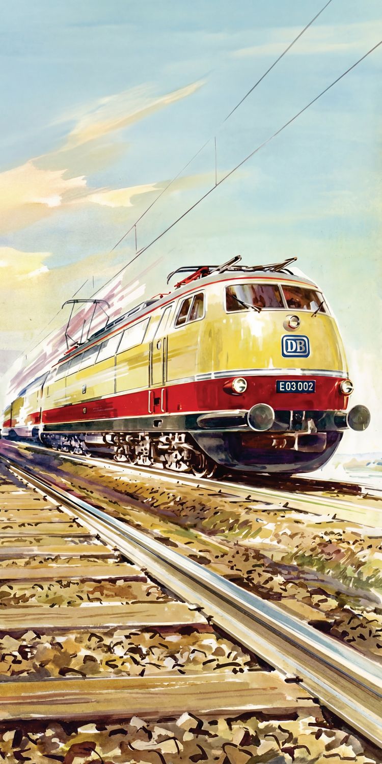 "eisenbahn no 7", Acrylglasbild