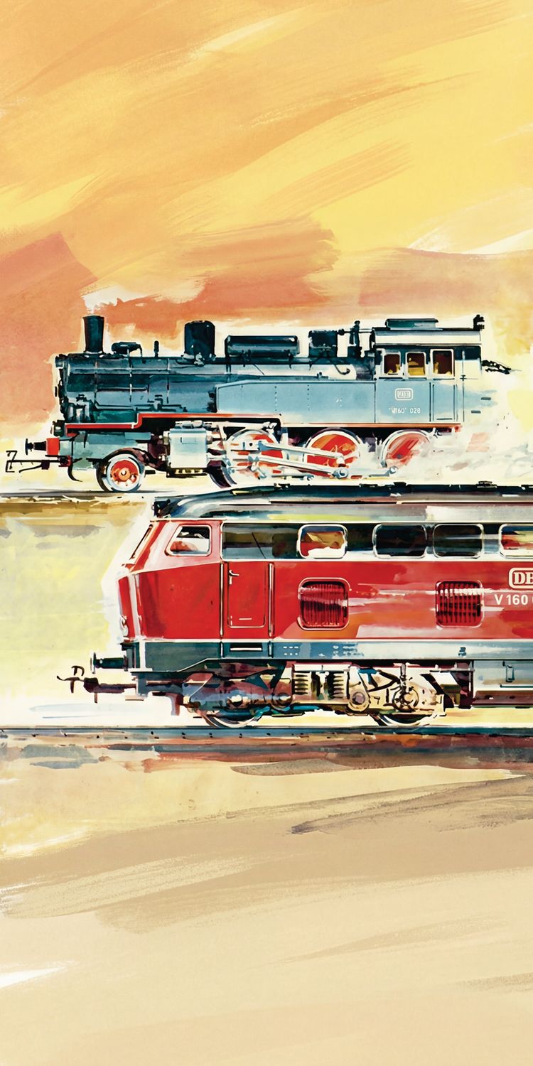 "eisenbahn no 9", Acrylglasbild