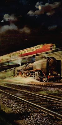 "eisenbahn no 12", Acrylglasbild