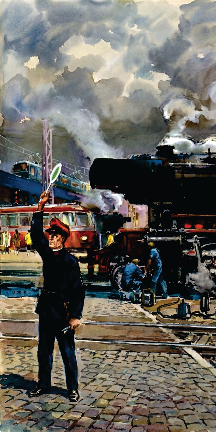 "eisenbahn no 18", Acrylglasbild