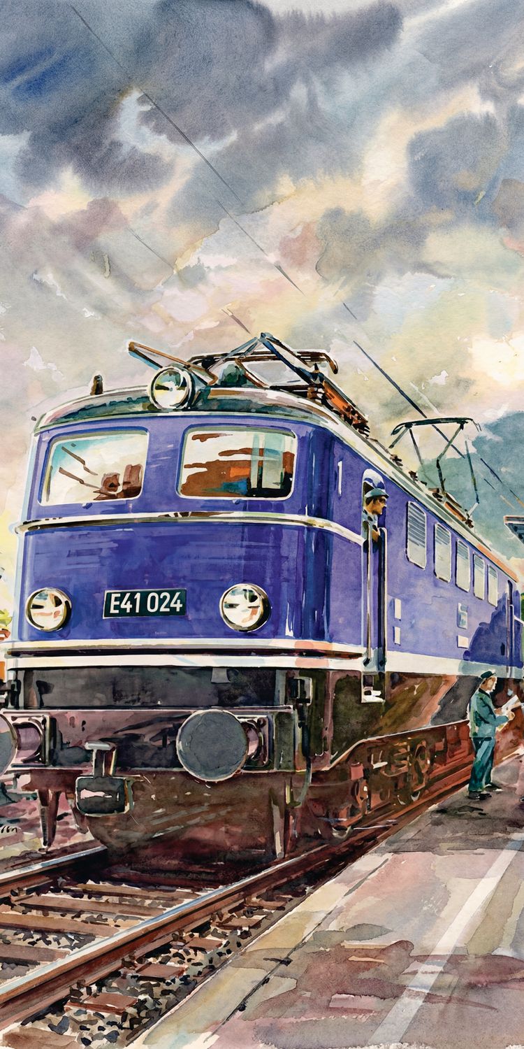 "eisenbahn no 1", Acrylglasbild