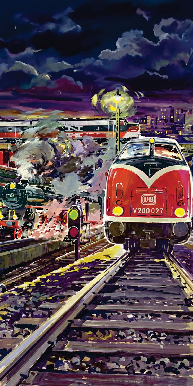 "eisenbahn no 3", Acrylglasbild