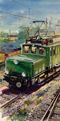 "eisenbahn no 5", Acrylglasbild