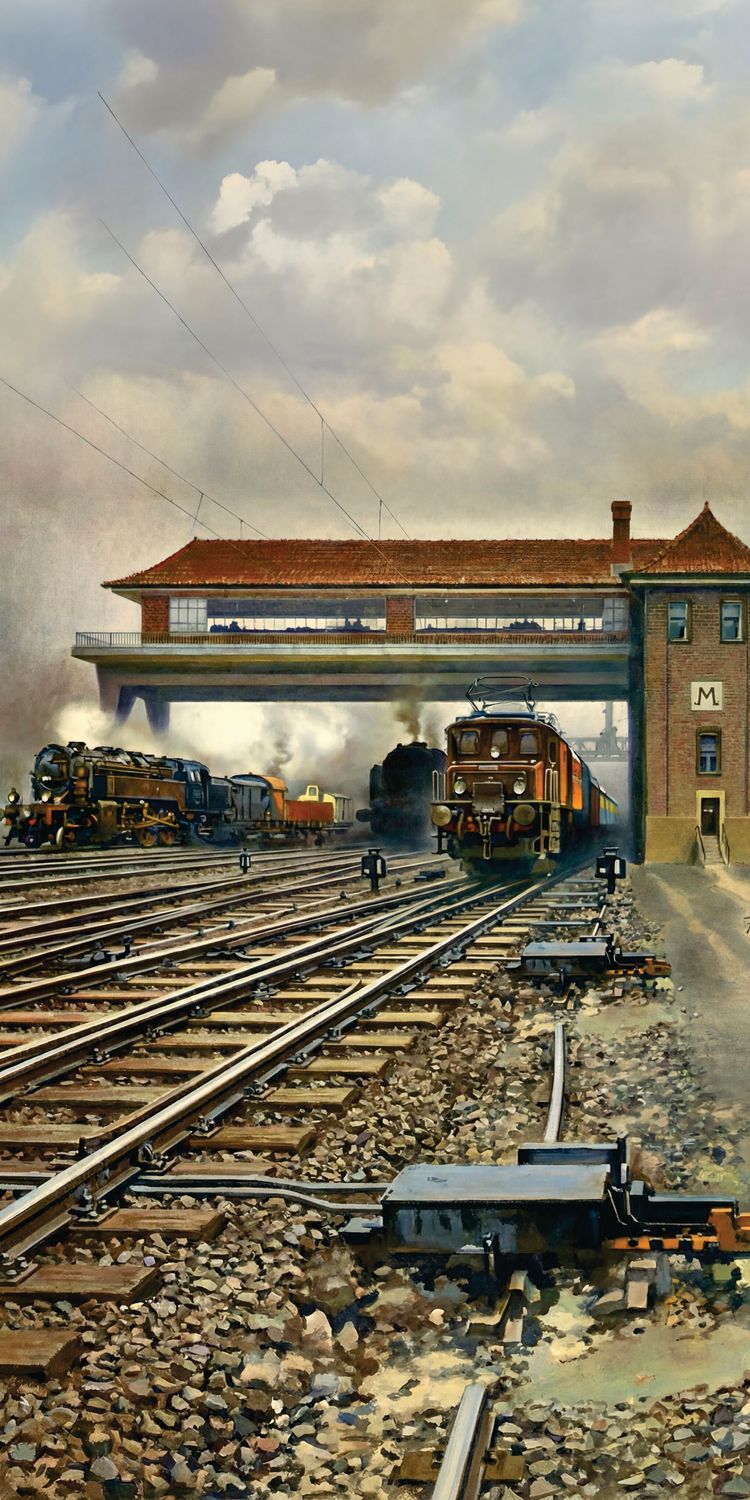 "eisenbahn no 25", Acrylglasbild