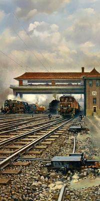 "eisenbahn no 25", Acrylglasbild