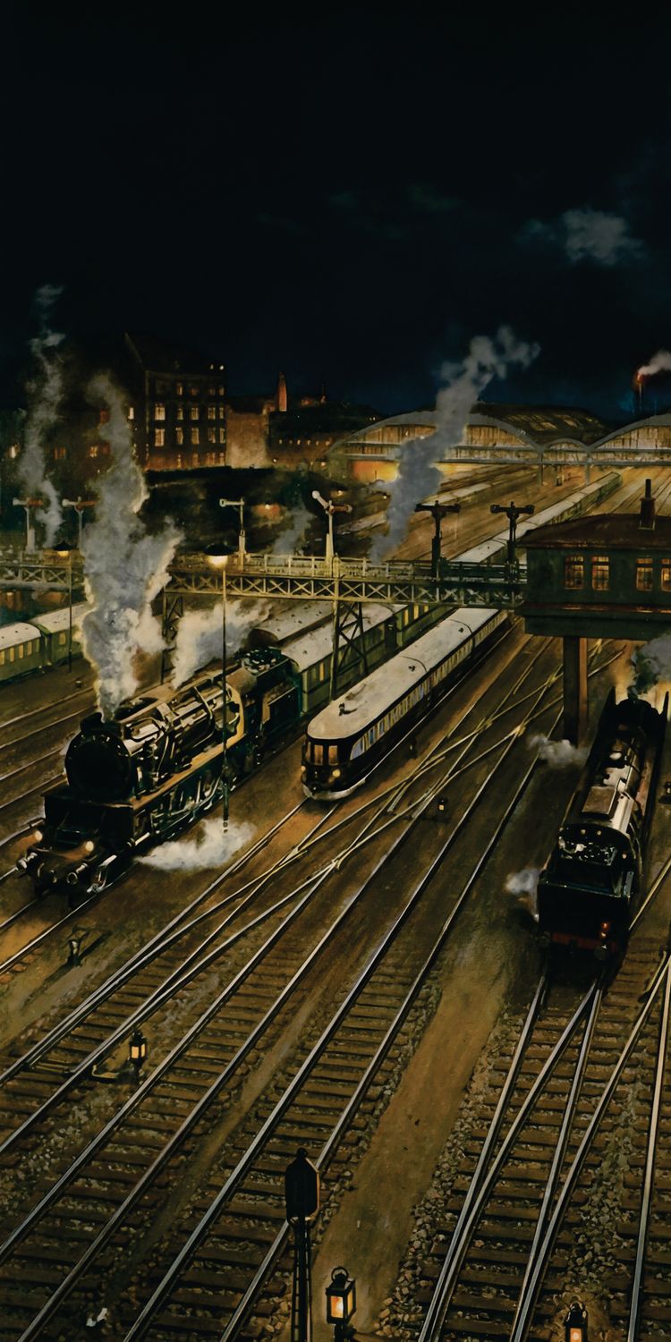 "eisenbahn no 32", Acrylglasbild