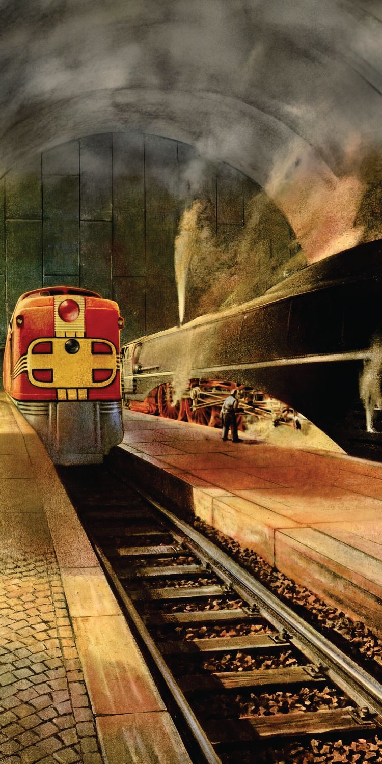 "eisenbahn no 11", Acrylglasbild