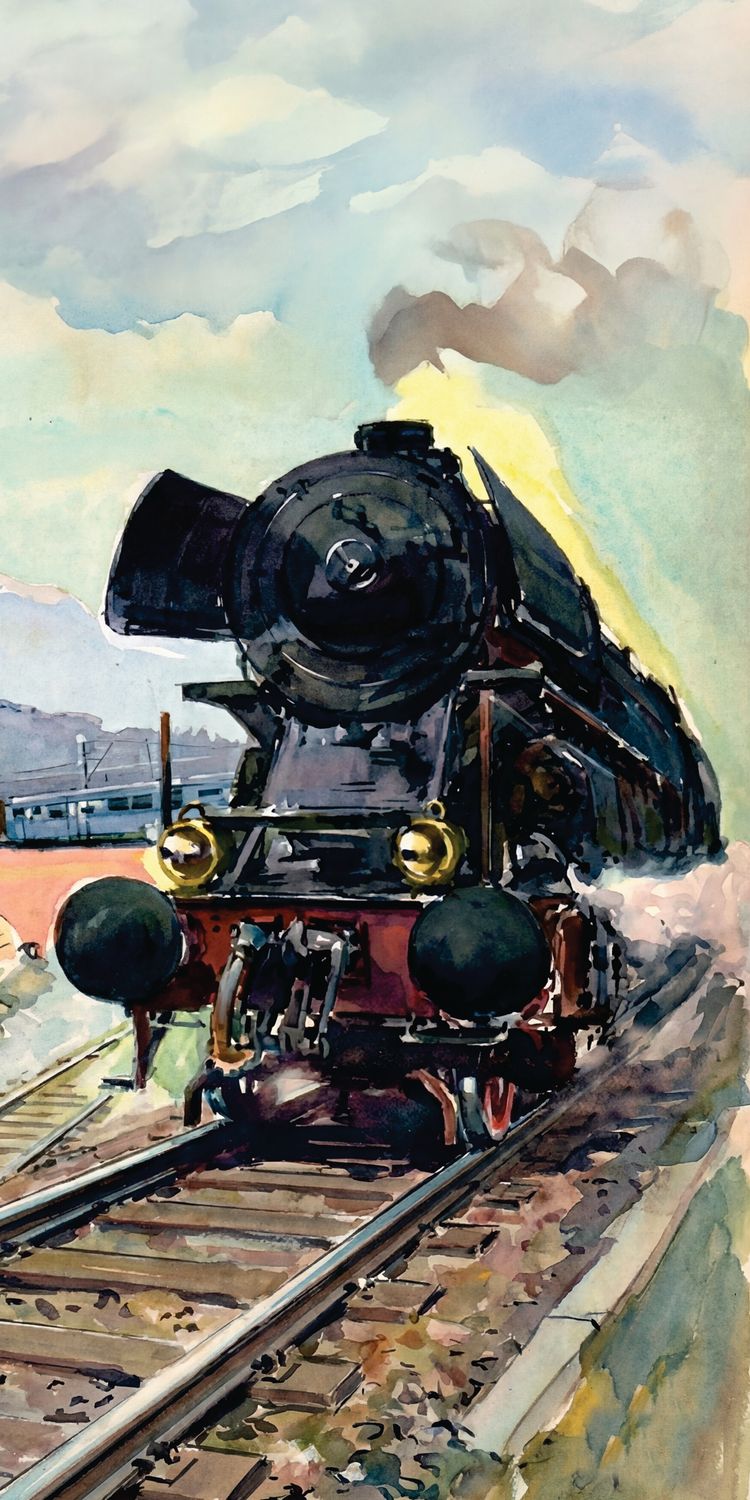 "eisenbahn no 16", Acrylglasbild