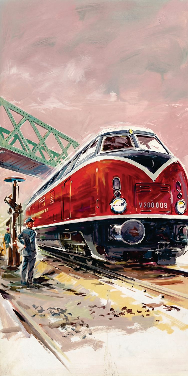 "eisenbahn no 19", Acrylglasbild