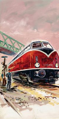 "eisenbahn no 19", Acrylglasbild