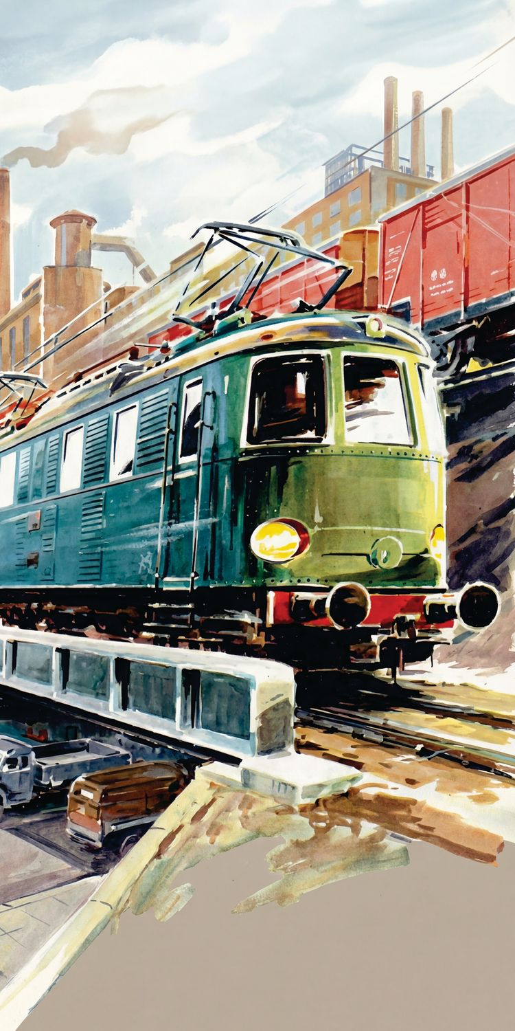 "eisenbahn no 20", Acrylglasbild