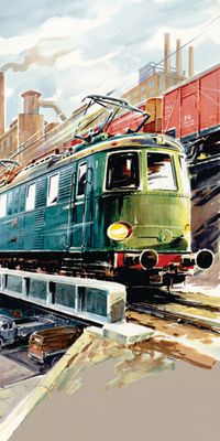 "eisenbahn no 20", Acrylglasbild