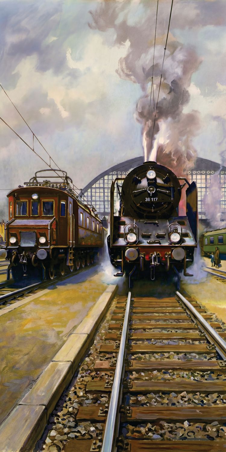 "eisenbahn no 22", Acrylglasbild