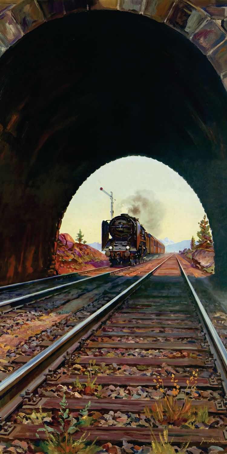 "eisenbahn no 23", Acrylglasbild