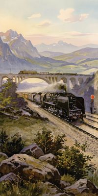 "eisenbahn no 24", Acrylglasbild