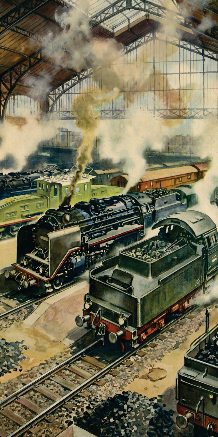 "eisenbahn no 28", Acrylglasbild