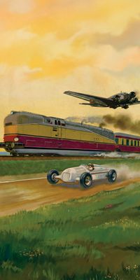 "eisenbahn no 29", Acrylglasbild