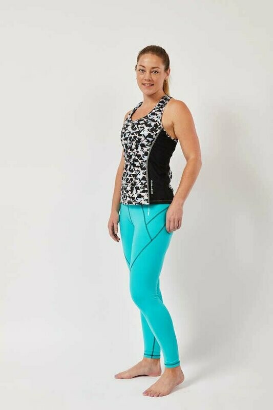 Zip Pocket Racerback Tank Top