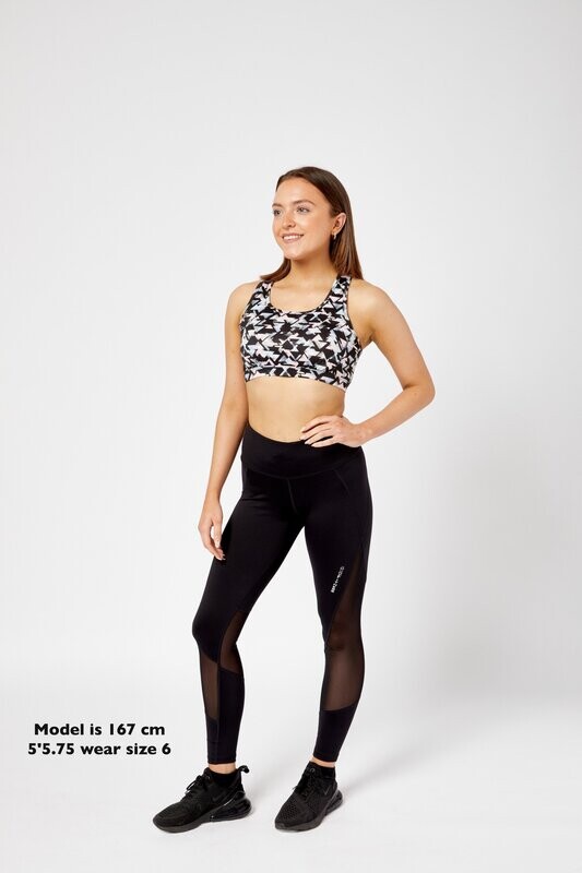 Trendy Cutout & Mesh Breathable Legging