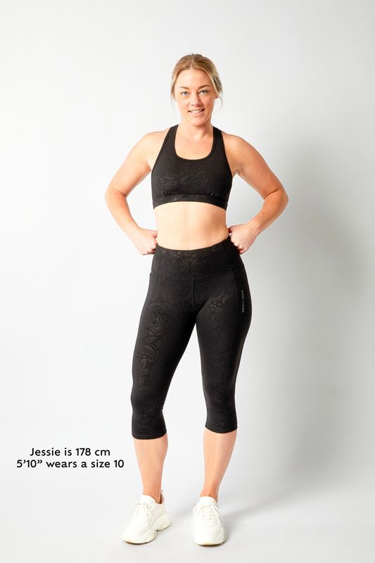 Compression High Waist Cropped Legging