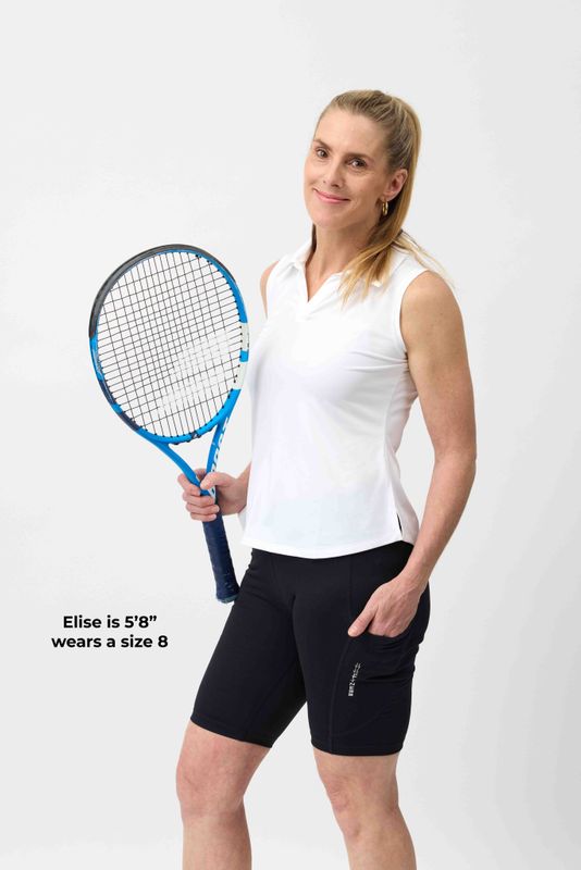 Comfortable Classic Sleeveless Polo Shirt