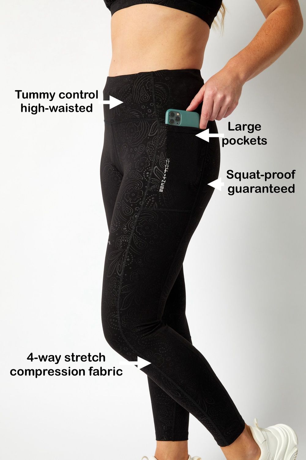 Supportive High Waisted Women's Gym Leggings