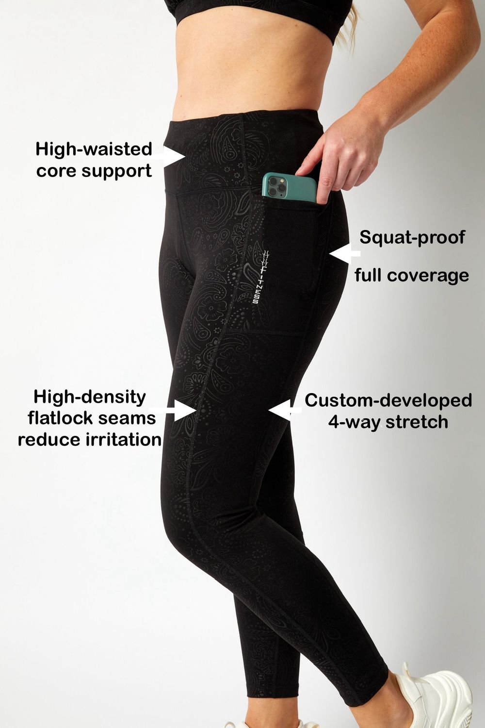 Supportive High Waisted Women's Gym Leggings